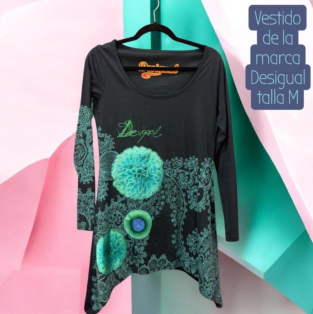 Vestido semi-nuevo marca Desigual! tallaM