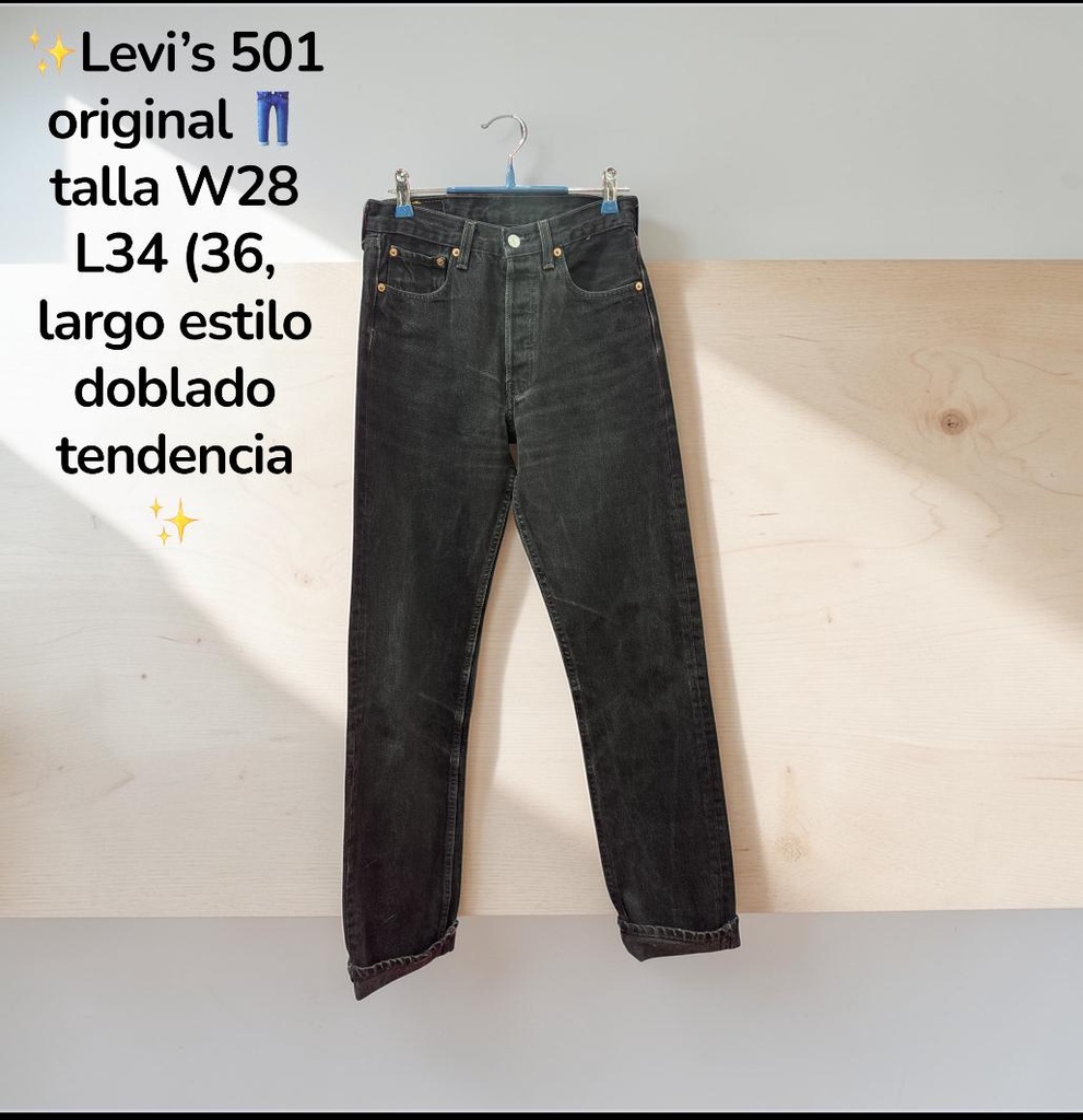 Levi's 501!original👖talla W28 L34, semi nuevo en perfecto estado 