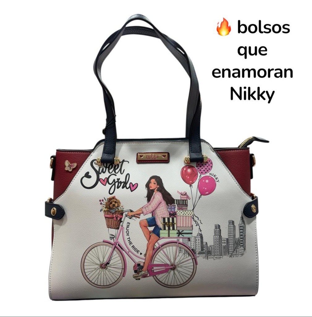 Tú bolso favorito marca NIKKY, diseñado para acompañarte en cada momento tamaño mediano 